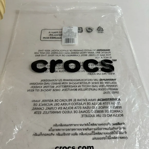 Echo Crocs Cream and Orange Mules Perforated Comfort Design Men’s 6/Women’s 8. - Picture 6 of 7